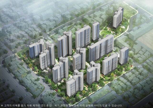 두산위브&수자인 부평 더퍼스트가 9월 분양 예정이다. 이 단지는 인천광역시 부평구 부개동 13-5번지 일원에 지하 2층~지상 최고 25층, 13개동, 총 1299가구 규모로 조성된다. /두산건설