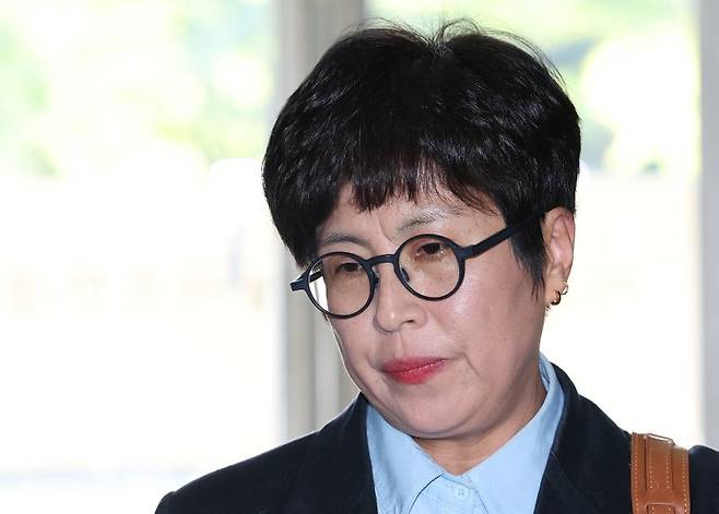 박진 전 국가인권위원회 사무총장이 2일 오후 서울 서초구 채상병 특별검사팀(이명현 특검) 사무실에서 참고인 조사를 받기 위해 출석하고 있다. /사진=뉴스1