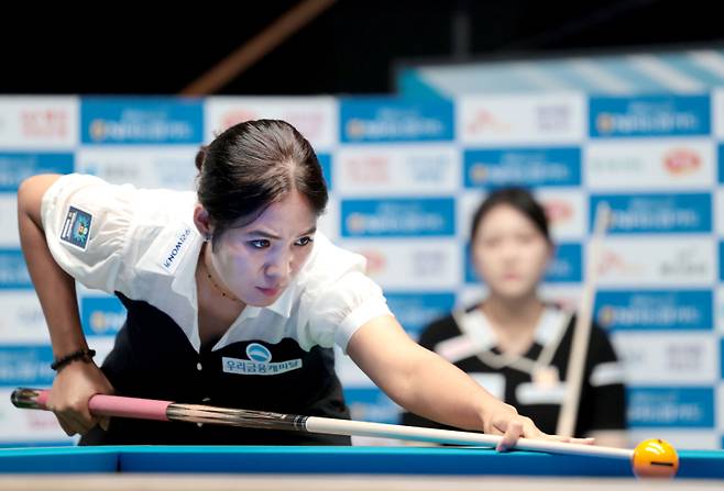 ‘캄보디아 특급’ 스롱 피아비(우리금융캐피탈)가 32강에 올랐다. PBA 제공