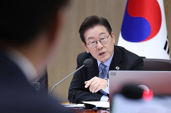 이재명 대통령이 2일 서울 용산 대통령실에서 열린 제40회 국무회의에서 발언을 하고 있다.  2025.09.02 [대통령실사진기자단  김호영기자]