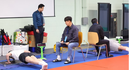 경찰공무원 시험 체력 검정. (사진=연합뉴스)