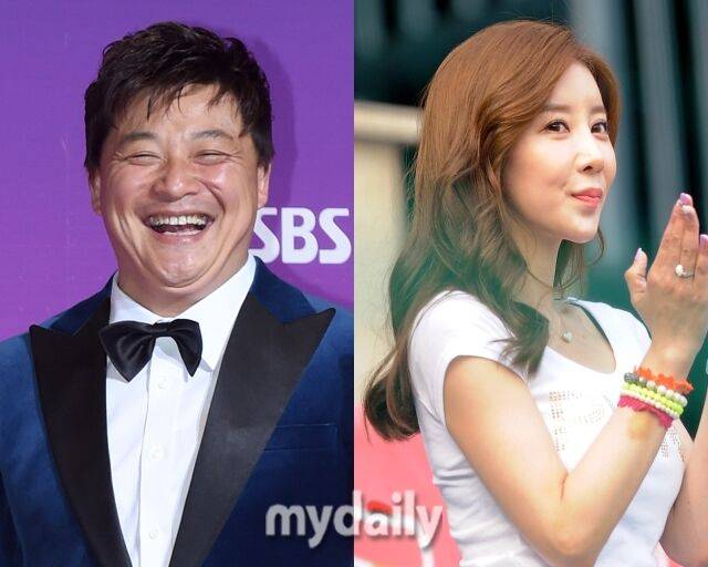 코미디언 윤정수, 프리랜서 방송인 원자현/마이데일리 DB