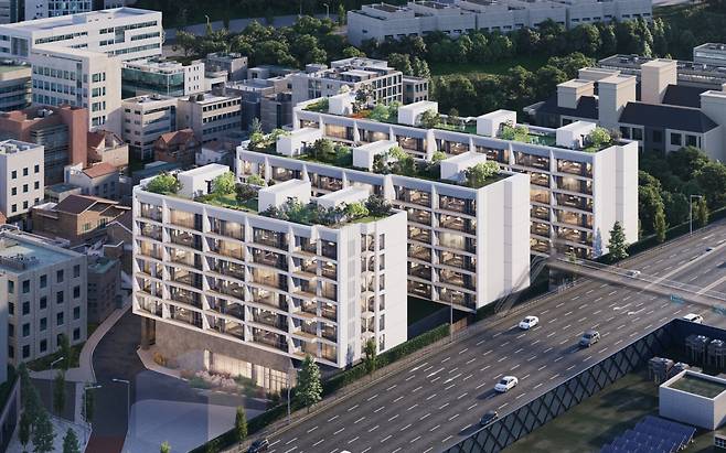 소요한남 레지던스 조감도 [파르나스호텔 제공]