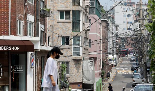 서울의 한 빌라 밀집 지역 모습. 뉴스1