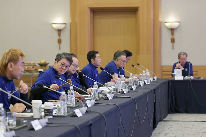 2025년도 제9차 이사회 모습. /사진=대한축구협회 제공