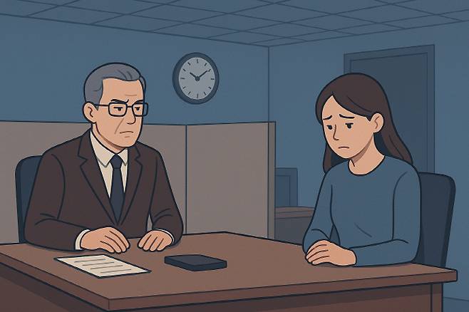 직원 폭행과 성희롱 등 문제를 일으켰던 광주광역시의 한 자치구 장애인협회 대표가 해임됐지만 법원 효력정지 가처분 신청이 인용되면서 피해자와 가해자가 한 공간에서 근무하는 피해가 발생하고 있다. ／챗gpt생성 이미지