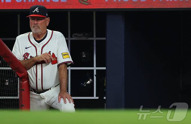브라이언 스닛커 애틀랜타 브레이브스 감독. ⓒ AFP=뉴스1