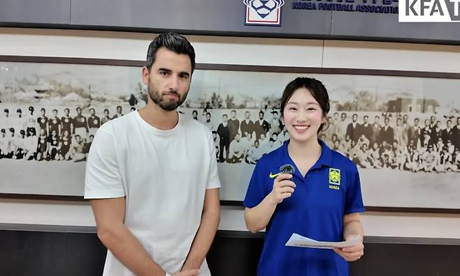 누누 마티아스 한국 축구대표팀 피지컬 코치. 사진=KFATV 캡처