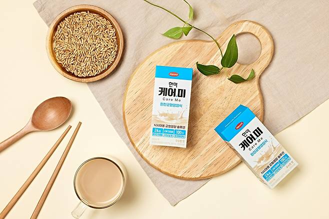 한미그룹의 시니어 프리미엄 영양식 '한미 케어미'. [사진=한미사이언스 제공]