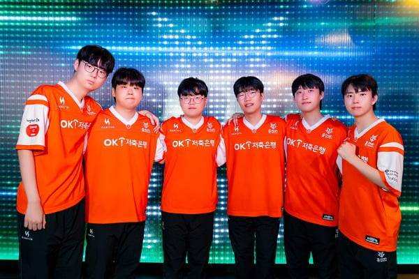 OK저축은행 브리온 선수단 (LCK 제공)