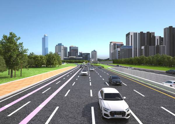 과천~우면산 도시고속화도로 조감도. 과천시 제공