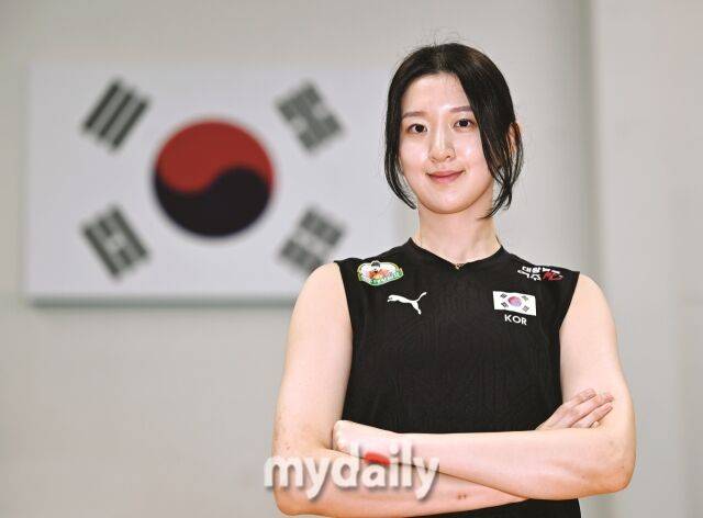 국가대표 미들블로커 이다현./송일섭 기자