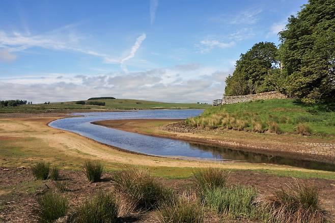 수위가 낮아진 스코틀랜드 호수의 한 호수.[게티이미지뱅크]