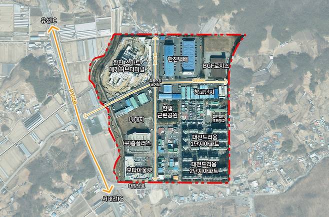 대전종합물류단지 [대전시 제공. 재판매 및 DB 금지]