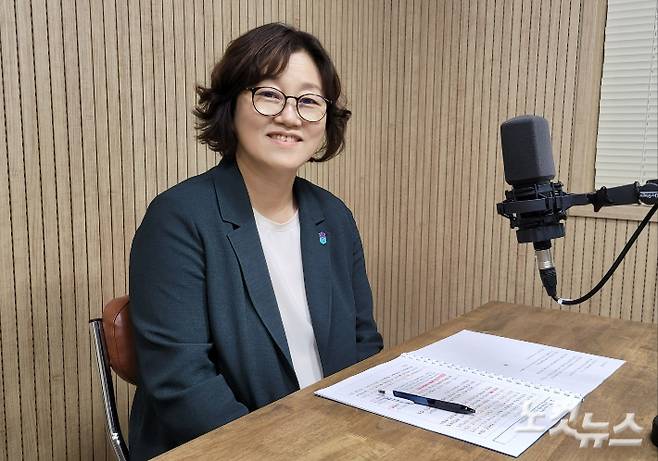 용미숙 충청북도 농정국장. 충북CBS