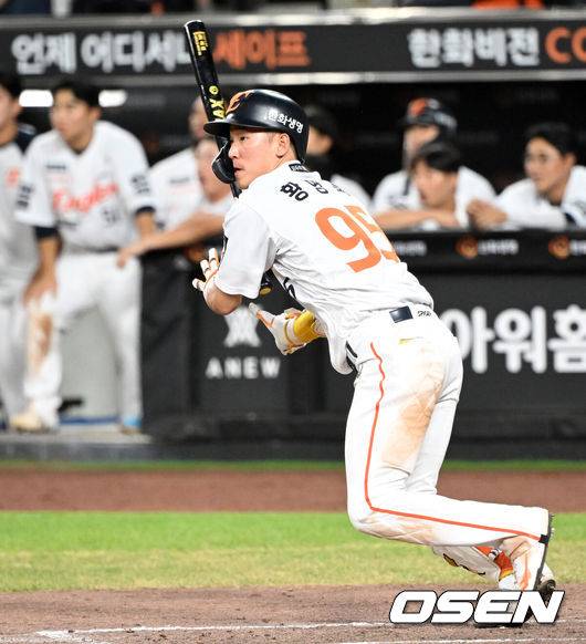 [OSEN=이대선 기자] 한화 황영묵. 2025.07.10 /sunday@osen.co.kr
