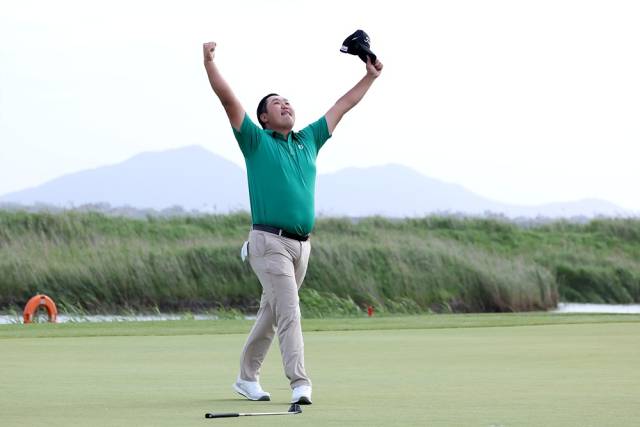 영암에서 2승을 기록한 김찬우. 사진 제공=KPGA