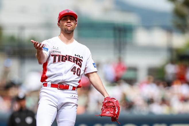 KIA 타이거즈 에이스 제임스 네일. /사진=KIA 타이거즈 제공