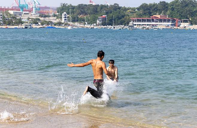 울산 동구 일산해수욕장.&nbsp;울산매일 포토뱅크