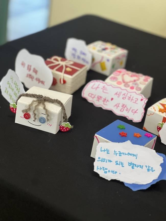 ▲ 나를 담은 패키지 디자인 미니 전시회 모습