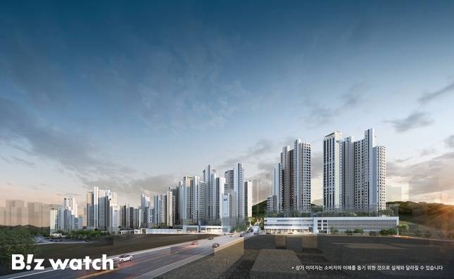 철산역 자이 투시도/자료=GS건설 제공