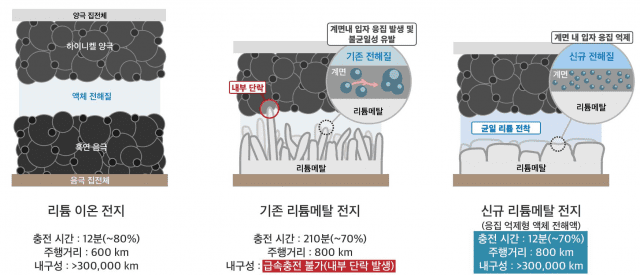 LG에너지솔루션-KAIST FRL 연구팀의 신규 리튬메탈전지 기술