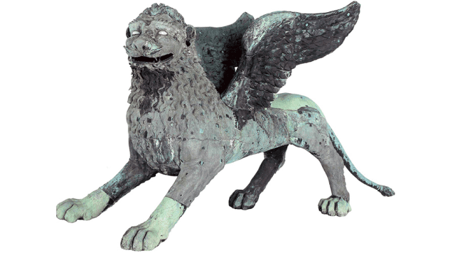 이 사자상의 높이는 약 4m, 머리 높이는 2.2m로 알려져 있다. (사진=영국 캠브리지 대학 홈페이지)