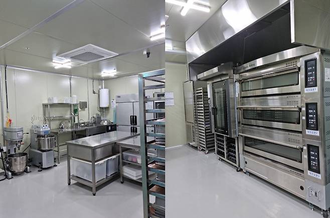 잇츠굿의 단백질빵 공장 내부. /잇츠굿