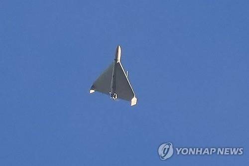 러시아가 발사한 샤헤드 드론. AP 연합뉴스 자료사진