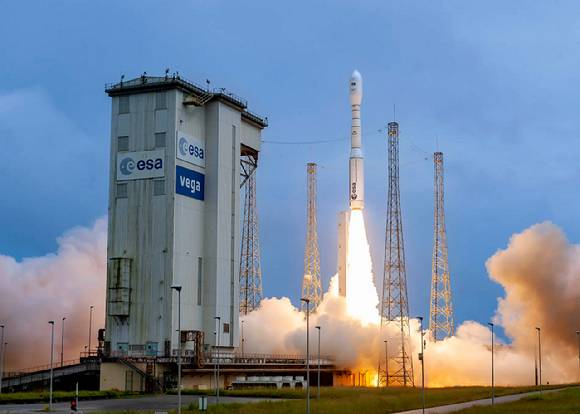 아리안스페이스의 '베가-C' 발사체. [사진=아리안스페이스]