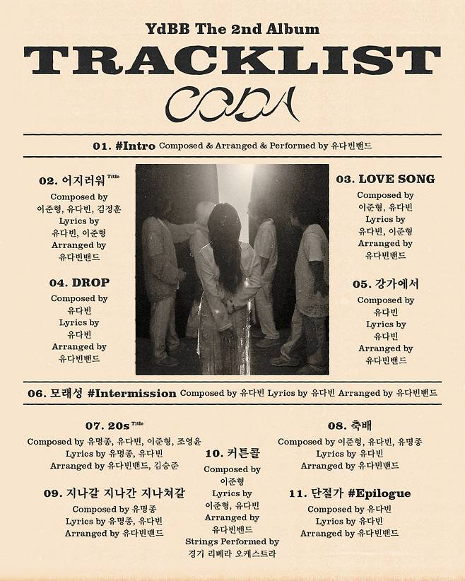 유다빈밴드 정규2집. 경기도 제공