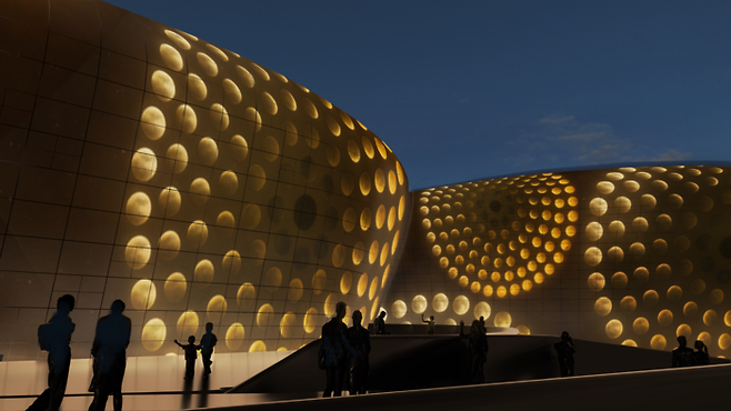 독일 작가 티모 헬거트의 ‘문 사이클(Moon Cycle)’ / 사진=DDP