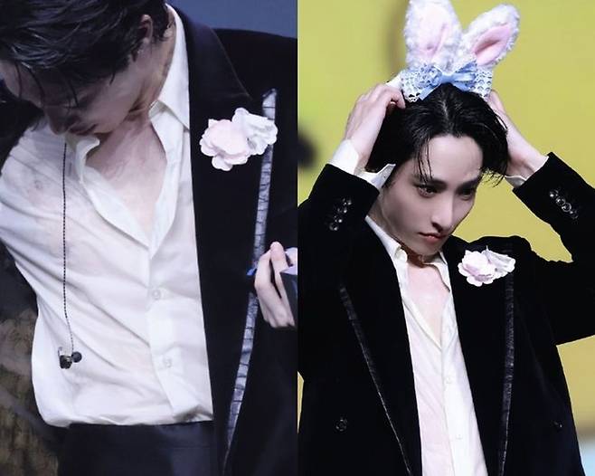 [서울=뉴시스] 배우 이수혁이 중국 팬미팅에서 주최 측의 요구로 12시간 동안 수 천명에게 사인을 하며 혹사 당했다는 의혹이 불거지자 소속사 사람엔터테인먼트는 "예상치 못한 상황"이라며 수습에 나섰다. (사진=SNS) 2025.09.04. photo@newsis.com *재판매 및 DB 금지