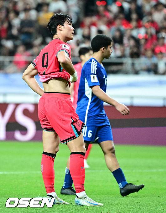 [OSEN=지형준 기자] 축구대표팀 오현규. 2024.06.10 / jpnews@osen.co.kr