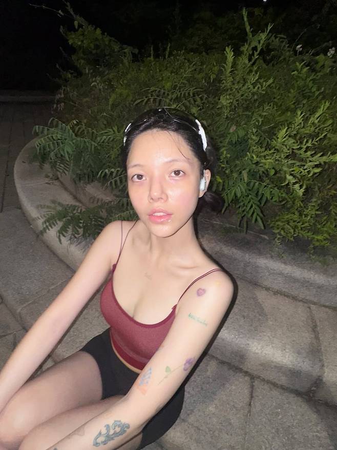 지민 인스타그램 캡처.