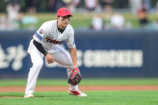 ▲ 윤도현처럼 KIA는 공격적 재능이 좋지만 수비에서는 아직 부족한 부분이 있는 선수들이 더러 있다 ⓒKIA타이거즈