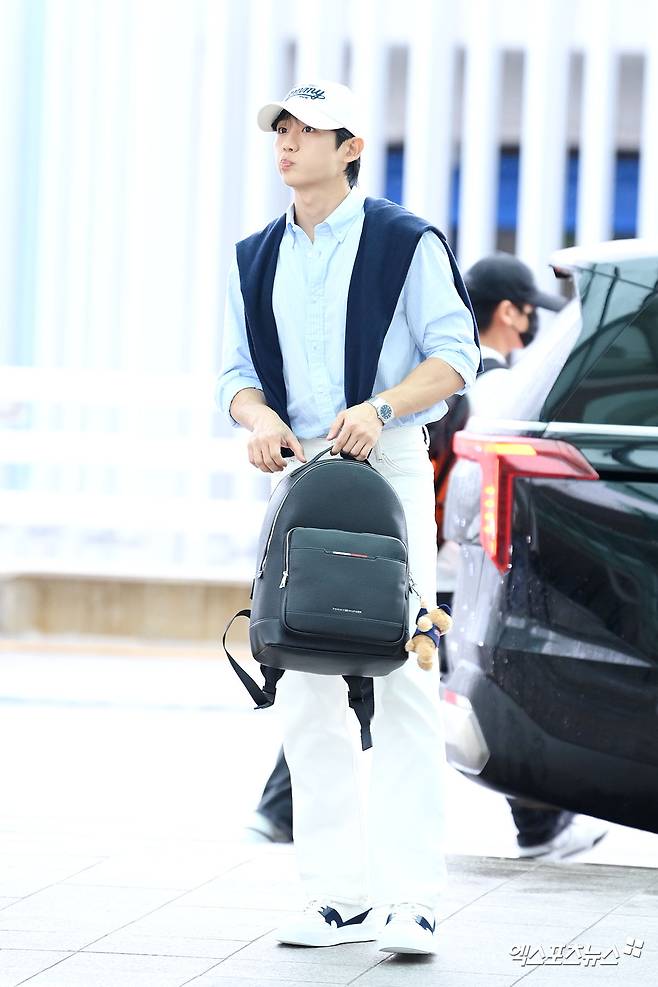 정해인 '자연스럽게 나온 귀여움, 입 삐쭉'