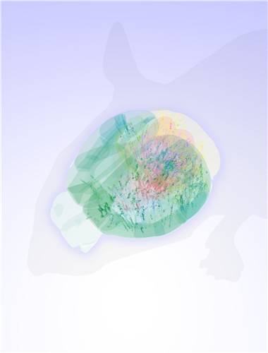 생쥐 뇌의 뉴런   생쥐 뇌의 윤곽에 7만5천개의 분석된 뉴런을 표시한 그림. 각 점의 크기는 그 뉴런의 평균 발화율에 비례해 조정됨. [ Dan Birman/International Brain Laboratory 제공. 재판매 및 DB 금지]