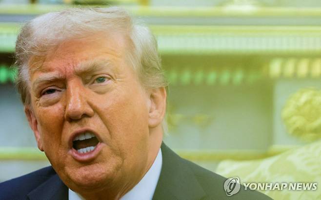 도널드 트럼프 미국 대통령 [로이터=연합뉴스. 재판매 및 DB 금지]