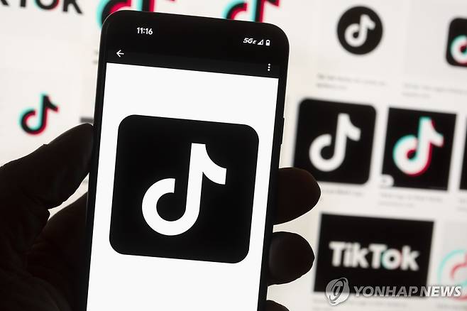 틱톡 로고 [AP 연합뉴스 자료사진. 재판매 및 DB 금지]