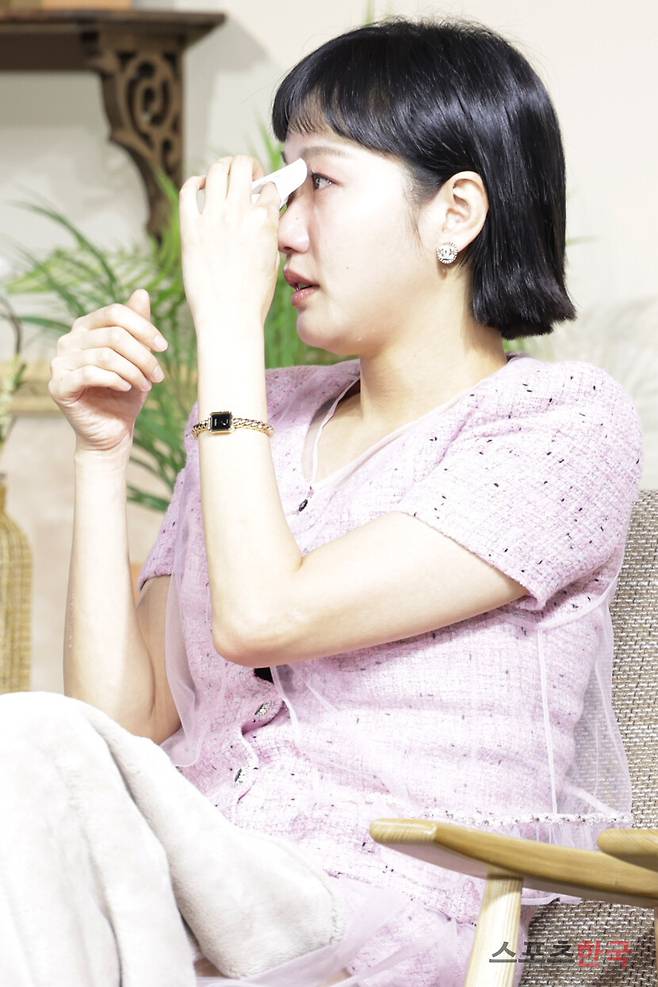 넷플릭스 시리즈 '은중과 상연'의 제작발표회에 참석한 배우 김고은. 25.9.5 ⓒ이혜영 기자 lhy@hankooki.com