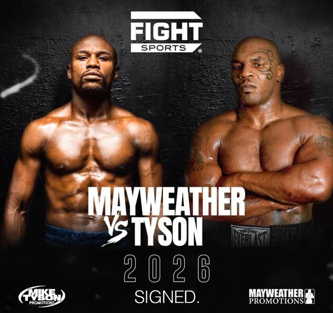 ‘타이슨 vs 메이웨더’… 충격 매치 현실화(출처: 플로이드 메이웨더 주니어 인스타그램)