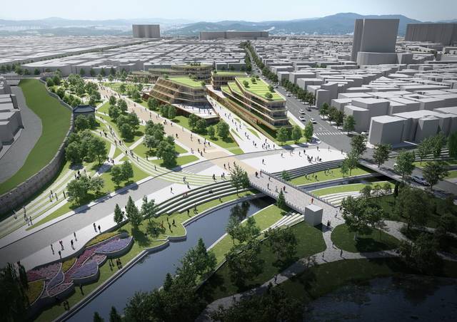 수원 영화 문화관광지구 조감도. 사진제공=수원특례시