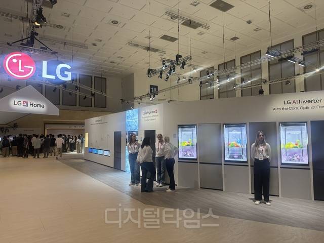 LG전자 부스 전경. 이상현 기자