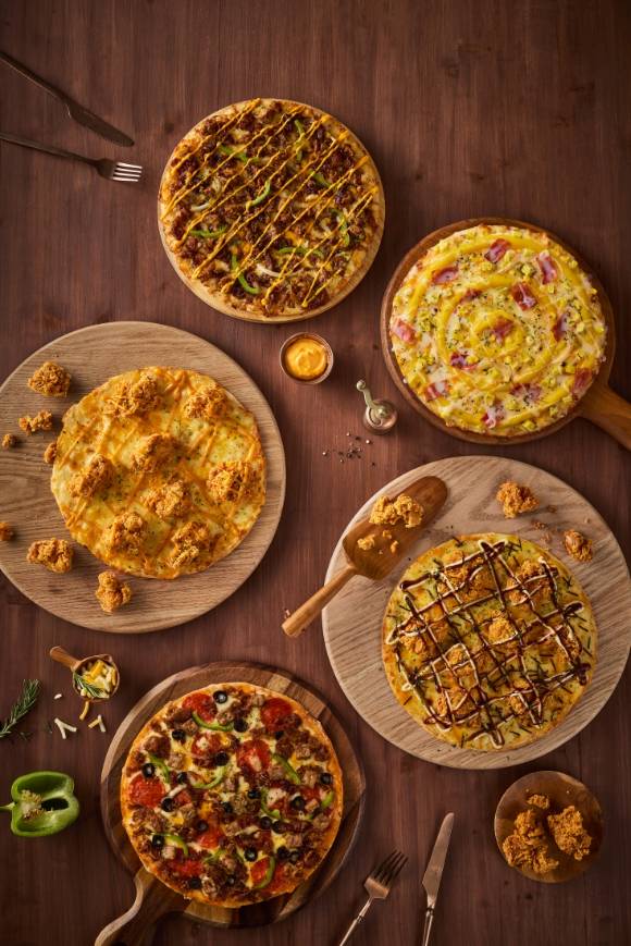 시부야 맘스터치에서 판매하는 맘스피자 제품 이미지. [사진=맘스터치]