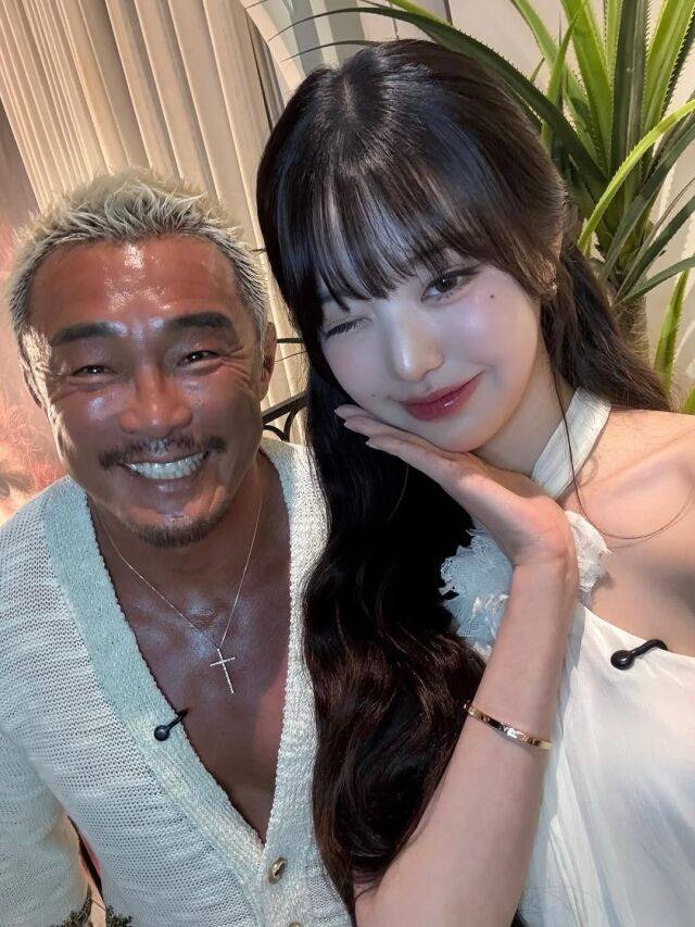 아이브 장원영, 추성훈. / 추성훈 인스타그램 캡처