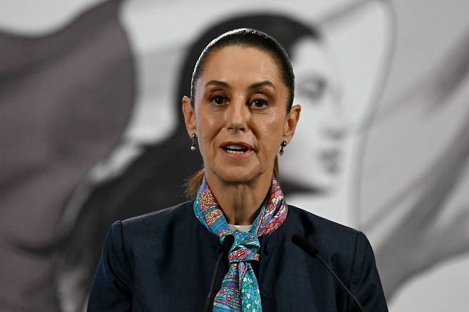 클라우디아 셰인바움 멕시코 대통령 [AFP]