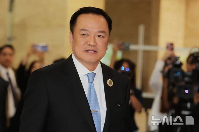 [AP/뉴시스] 5일 하원 투표서 태국 새 총리로 선출된 아누틴 찬위라꾼 품짜이타이당 대표