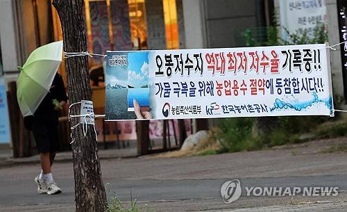 최악 가뭄 강릉에 내리는 비 [연합뉴스 제공]