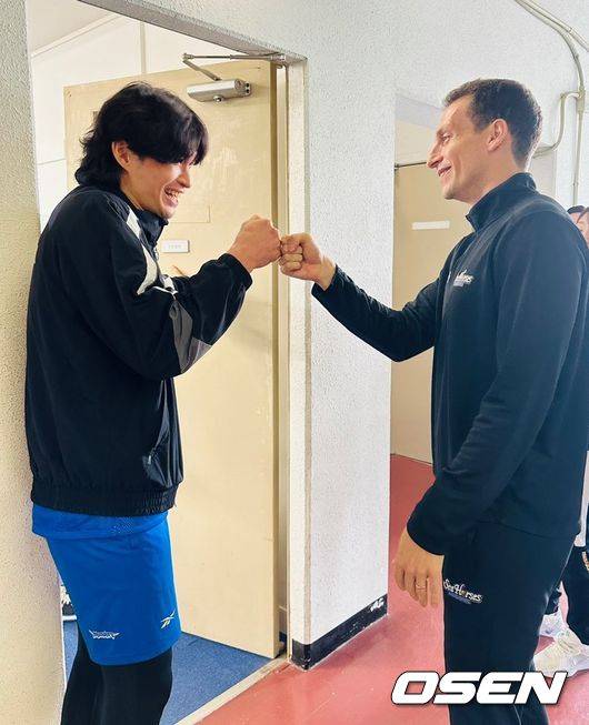 [사진] 미카와 구단에서 여전히 인기가 많은 이대성